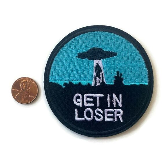 Get in Loser Alien Embroidered Patch - Picture 2 of 4